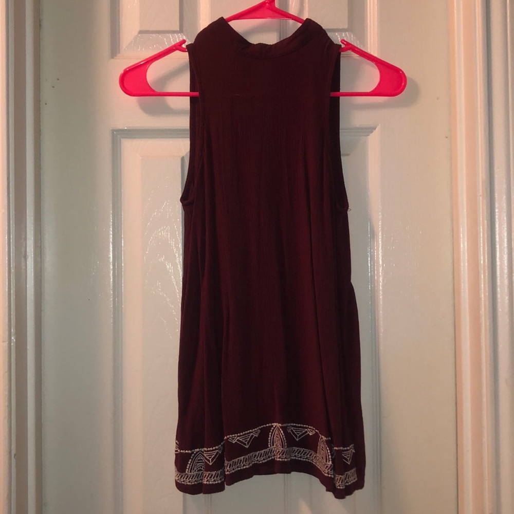 High neck tank top